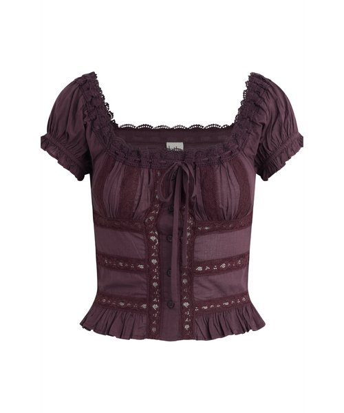 Linna Lace Detail Top