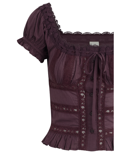 Linna Lace Detail Top