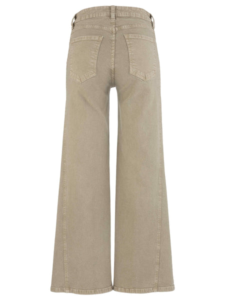 Meg Wide Leg Side Panel Denim