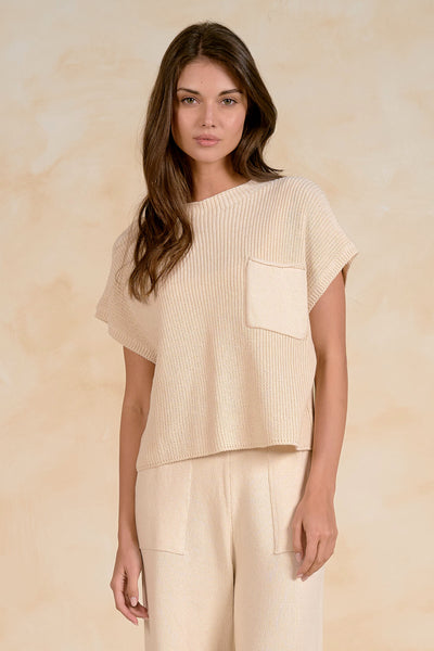 Kelsie Drop Shoulder Knit Top