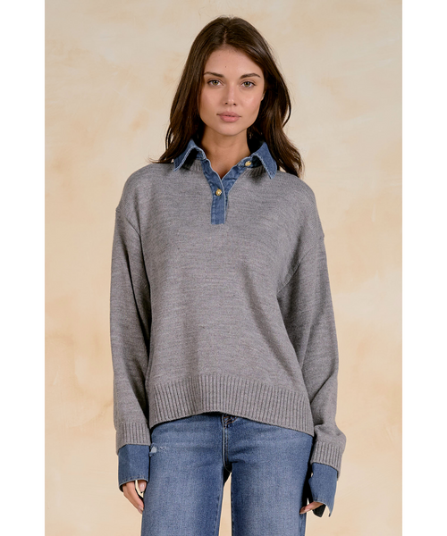 Reena Layered Knit Top