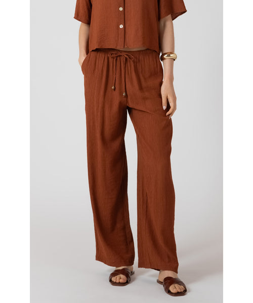 Red Rocks Drawstring Pant - Sienna