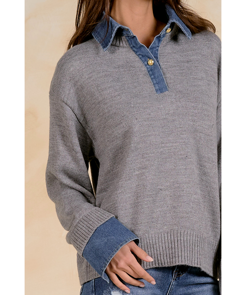Reena Layered Knit Top