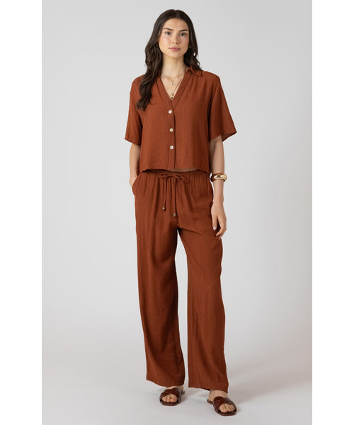 Red Rocks Drawstring Pant - Sienna