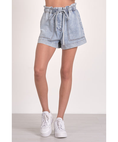 Liza Denim Shorts - Blue