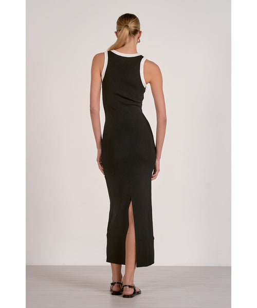 Rinna Ribbed Contrast Tank Dress