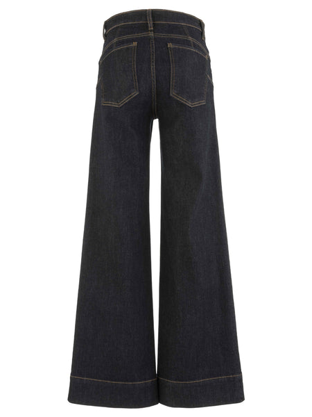 Maya Wide Leg Front Pocket Denim