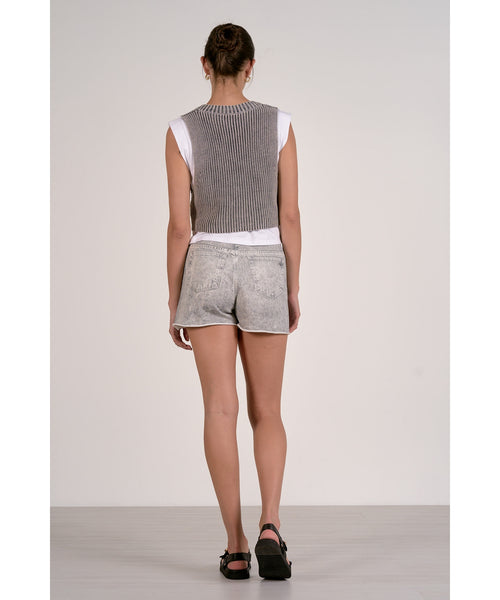 Vicki Knit Vest/Tee Combo