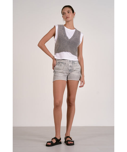 Vicki Knit Vest/Tee Combo