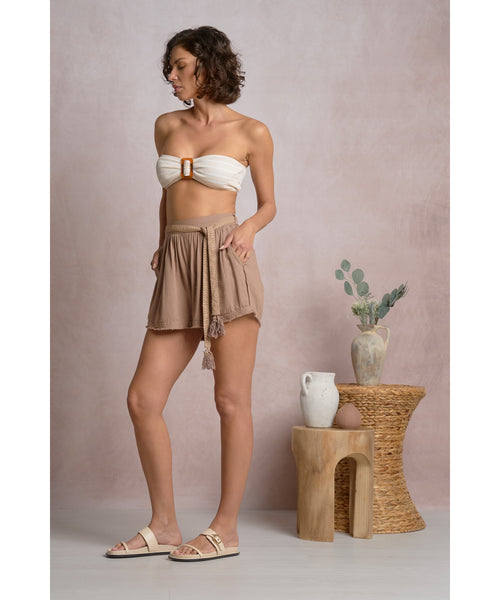 Rami Tassel Tie Shorts