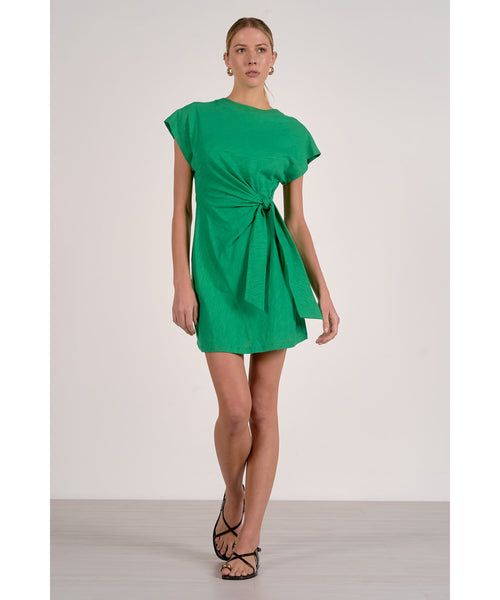 Charli Tie Front Mini Dress