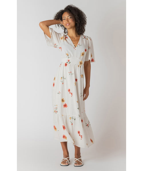 Stassi Floral Midi Dress