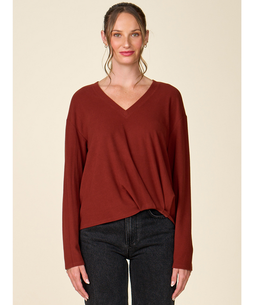 Shani V Neck Twist Top