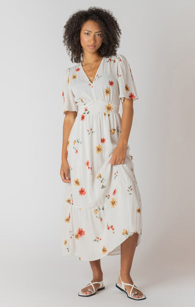 Stassi Floral Midi Dress