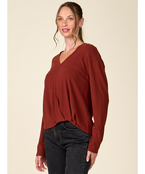 Shani V Neck Twist Top