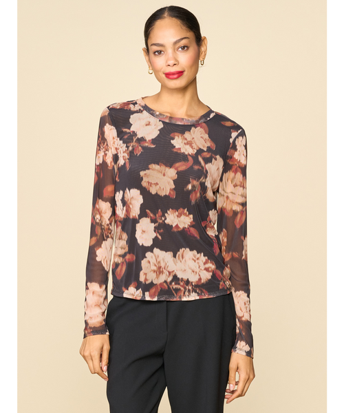 Penny Floral Crew Neck Top
