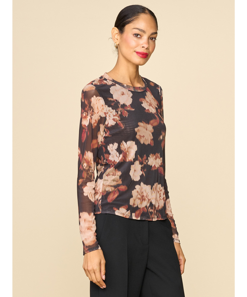 Penny Floral Crew Neck Top
