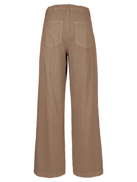 Meg Patch Pocket Linen Blend Trouser Pant