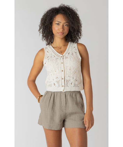 Willow Open Knit Vest