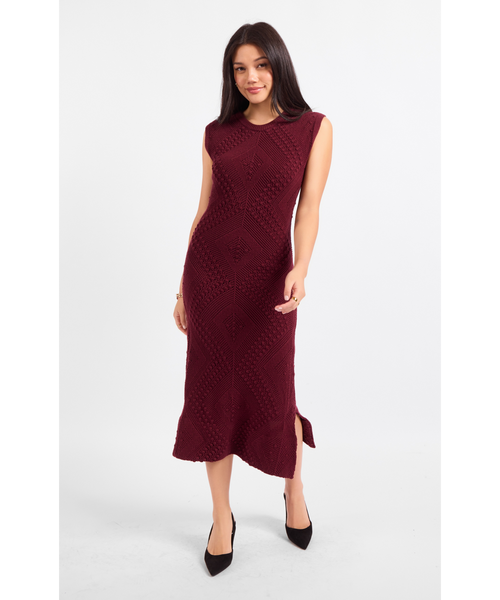 Central Park Intricate Knit Dress