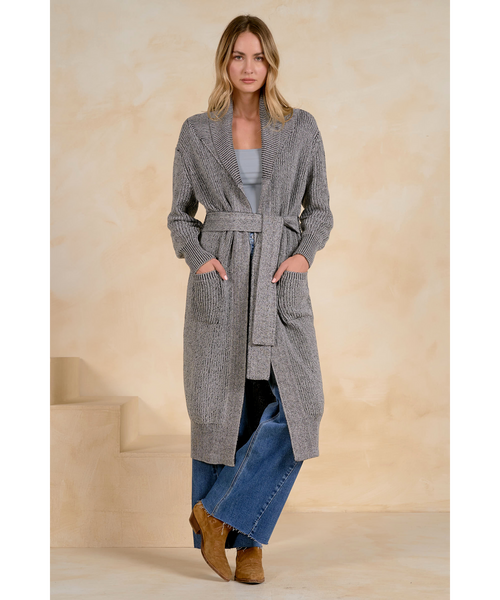Rockwell Belted Knit Cardigan