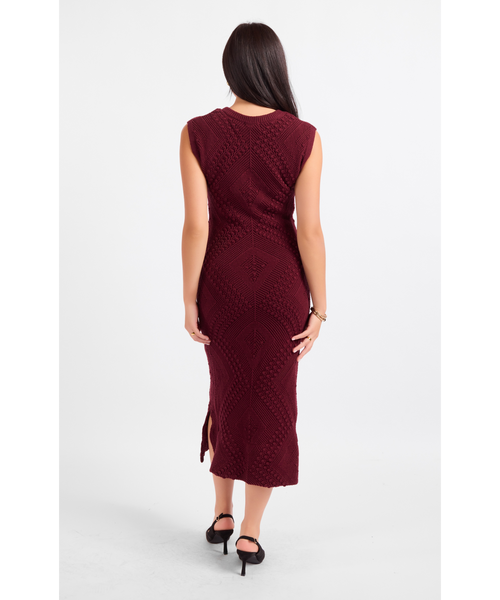 Central Park Intricate Knit Dress