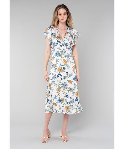 Daphne Floral Midi Dress