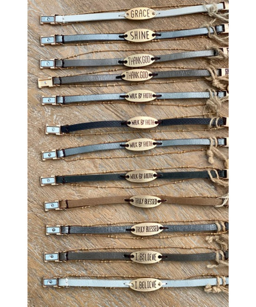 Inspirational Bracelets - Multiple Choices